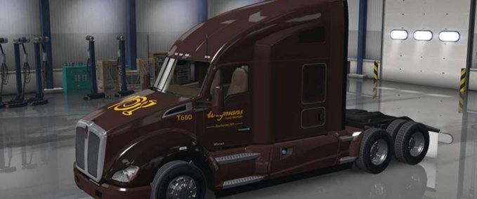 Trucks Wegmans Grocery For Kenworth T680 and Peterbilt 579 American Truck Simulator mod