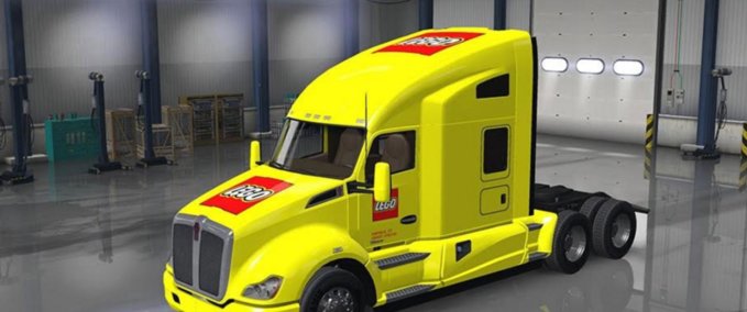 Trucks LEGO Toy Company For Kenworth T680 and Peterbilt 579 American Truck Simulator mod