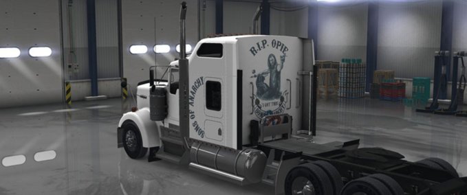 Trucks Kenworth W900 Sons of anarchy RIP Opie American Truck Simulator mod