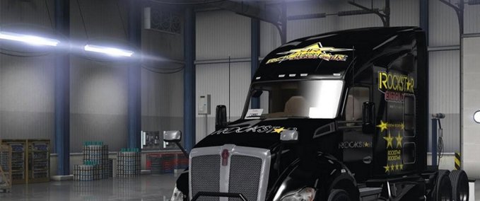 Trucks Rock star energy American Truck Simulator mod