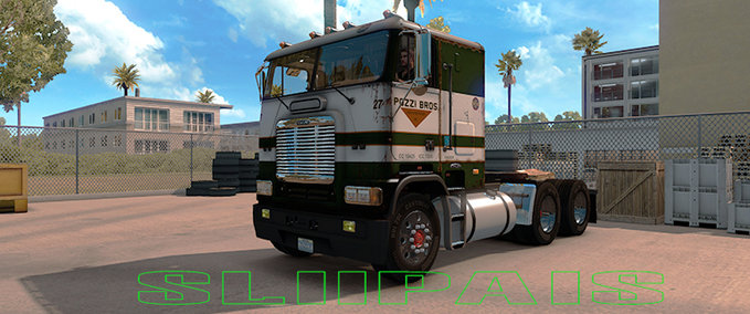 Trucks Freightliner FLB Pozzi  American Truck Simulator mod