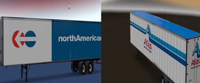 Trailer Real Company Trailers Pack American Truck Simulator mod
