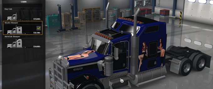 Trucks Kenworth W900 Karli Montana Tribute American Truck Simulator mod