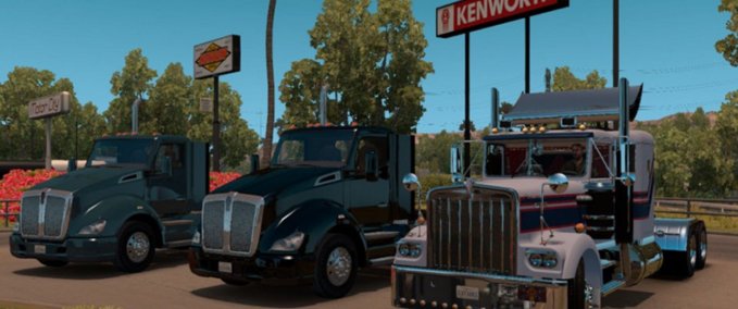 Trucks Kenworth W900a Fix American Truck Simulator mod