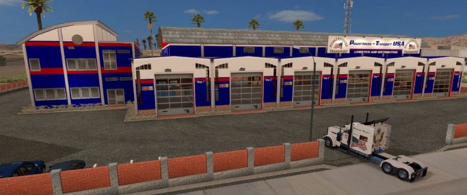 Mods Powerhouse Transport USA Garage American Truck Simulator mod