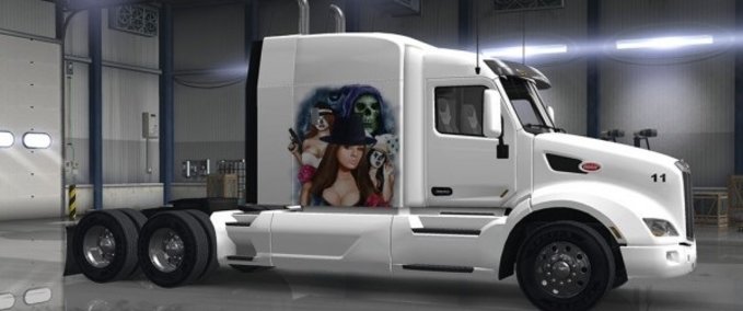 Trucks Peterbilt 579 Gangster Girl American Truck Simulator mod