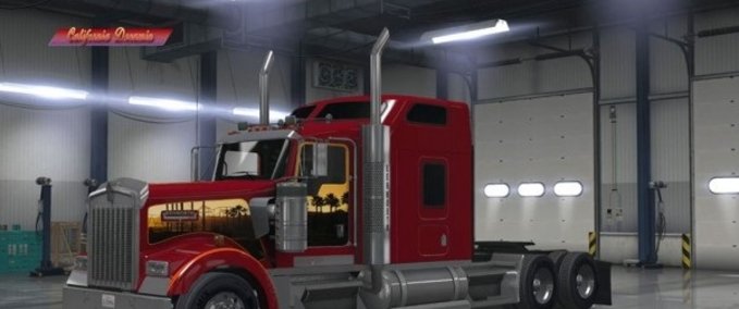 Trucks Kenworth W900 California Dreamin Custom American Truck Simulator mod