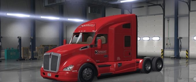 Trucks Kenworth 680 Knights Transportation  American Truck Simulator mod