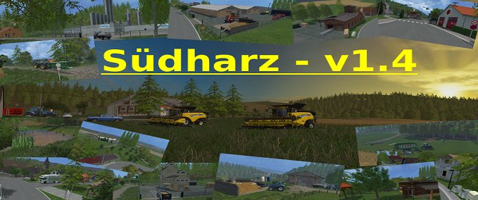 4fach Maps Südharz Landwirtschafts Simulator mod