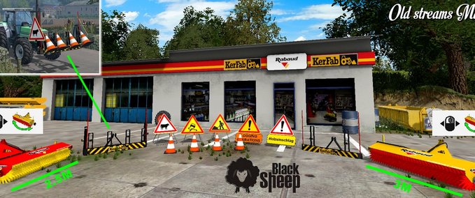 Sweeper RABAUD and  Sign Slippery Mod Image