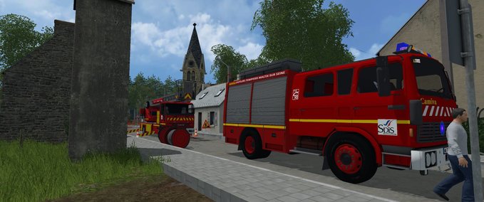 Feuerwehr fpt renault camiva Landwirtschafts Simulator mod