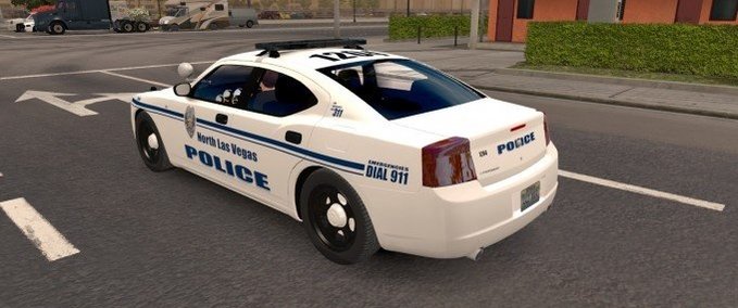 Mods AI Police Dodge Charger American Truck Simulator mod