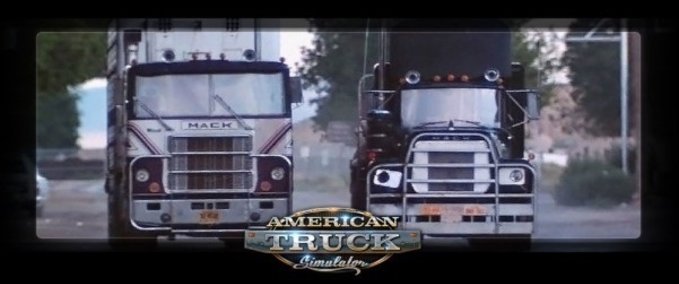 Mods ATS Boot Screen with the Wallpaper from the Movie Convoy American Truck Simulator mod
