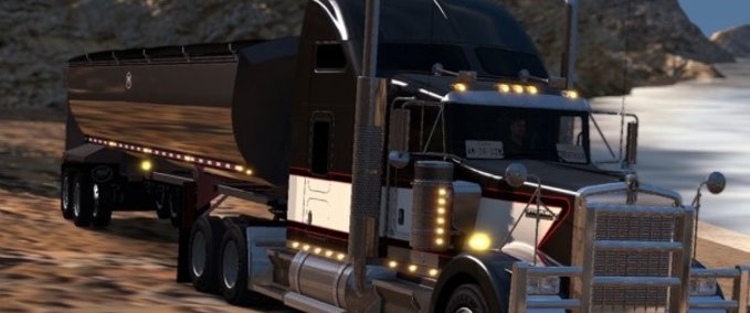 Anbauteile Chrome Dumper Trailer American Truck Simulator mod