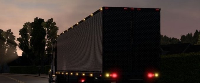 Trailer Chrome Long Reefer Trailer American Truck Simulator mod