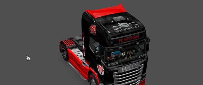 Skins Fc St.Pauli Scania Streamline Eurotruck Simulator mod