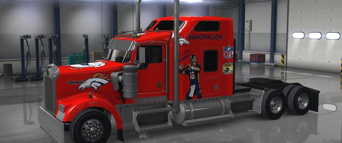 Skins Denver Broncos Payton Manning American Truck Simulator mod