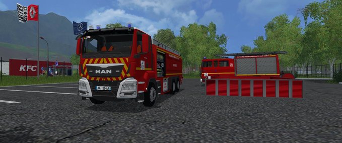 Feuerwehr ccgc man gallin Landwirtschafts Simulator mod