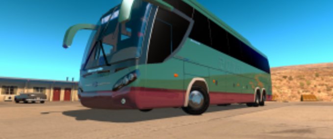 ats: Rome 370 6X2 travel memory skin Bus v 1.0 Trucks Mod für American