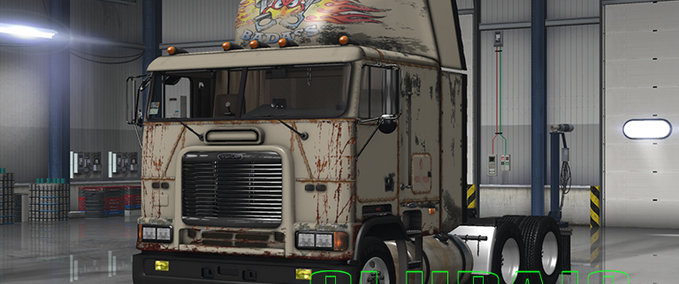 Trucks Freightliner FLB Absolute Badass Skin American Truck Simulator mod