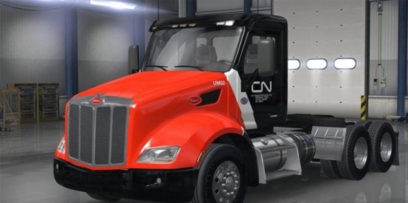 Ats Cn Transportation Skins For Default Trucks V 1 0 Trucks Mod Fur American Truck Simulator