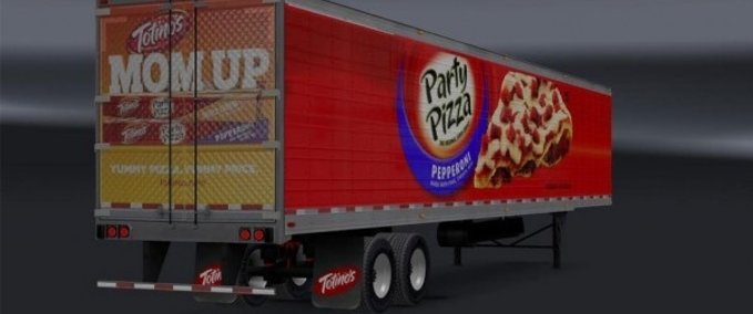 Trailer Totino’s Party Pizza Reefer standalone American Truck Simulator mod