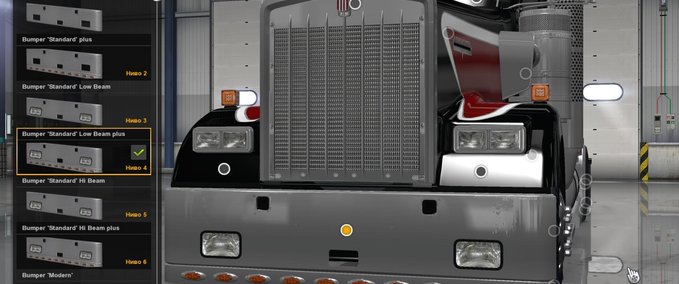 Parts & Tuning Extra bumpers for Kenworth W900 American Truck Simulator mod