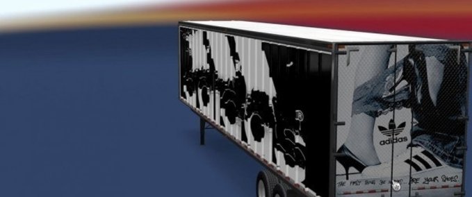 Trailer Adidas LongBox Standalone Trailer American Truck Simulator mod
