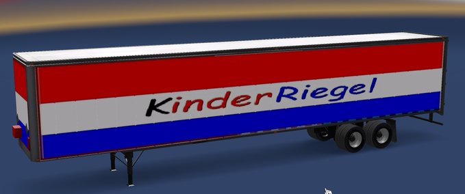 Trailer Kinderriegel Transporte American Truck Simulator mod