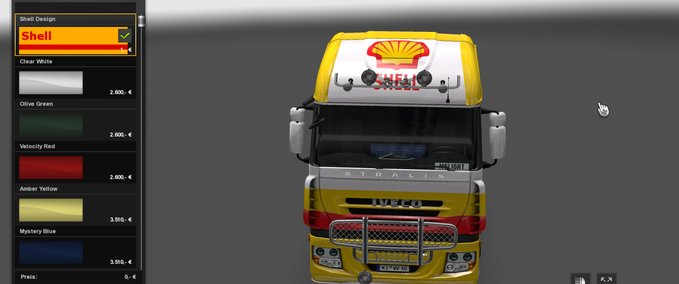 Skins Shell  Iveco Stralis Eurotruck Simulator mod