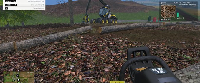 Scripte firewood Landwirtschafts Simulator mod