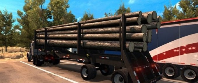Trailer Log Trailer American Truck Simulator mod