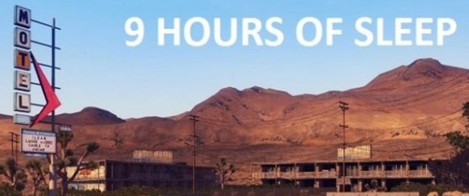 Mods 9 Hours of Sleep American Truck Simulator mod