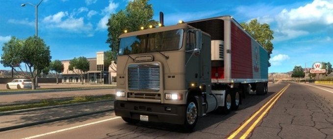 Trucks Freightliner FLB American Truck Simulator mod
