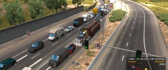 Mods More AI Traffic American Truck Simulator mod