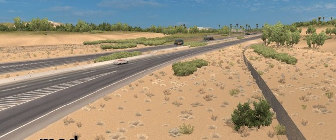 Mods New Desert Textures American Truck Simulator mod