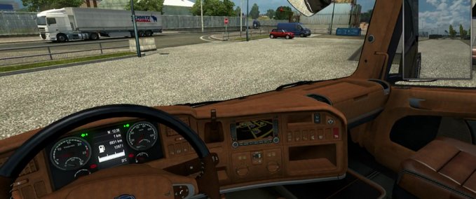 Scania ETS2 Sania Streamline Innenausstattung Mod Eurotruck Simulator mod