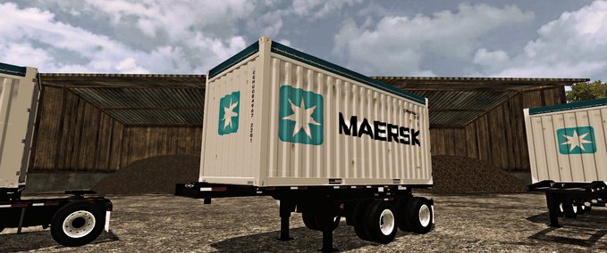 Auflieger USA Container-Pack Landwirtschafts Simulator mod