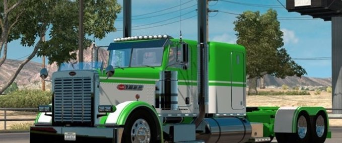 Custom Peterbilt 389 Flat Top Sleeper Mod Image