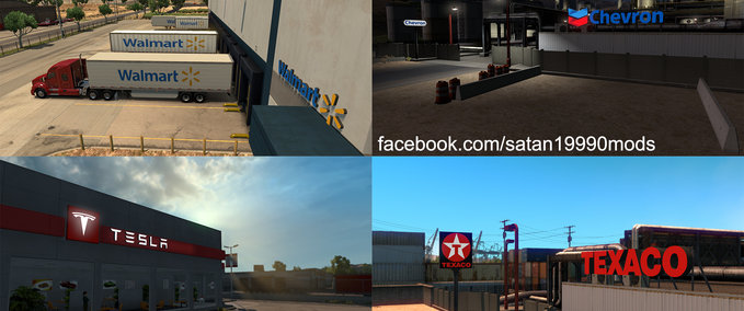 Mods Real company logo American Truck Simulator mod