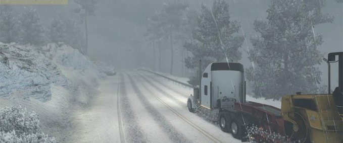 Mods Winter Mod American Truck Simulator mod
