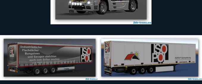 Standalone-Trailer JBK-Pack ISOPOL, Germany Eurotruck Simulator mod