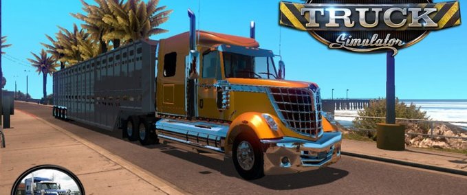 Trucks International Lonestar American Truck Simulator mod