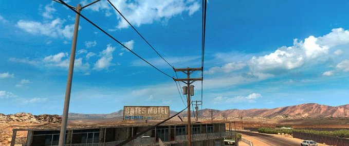 Mods Neues Schild für Verlassenes Motel American Truck Simulator mod