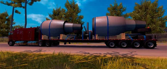 Trailer Oversize USA Trailers American Truck Simulator mod