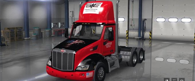 Trucks SouthEastern Freight Lines Skin for Peterbilt 579 American Truck Simulator mod