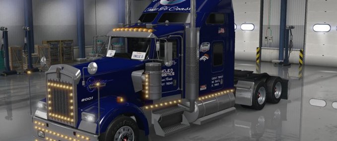 Trucks Uncle D Logistics Kenworth W900 Skin American Truck Simulator mod