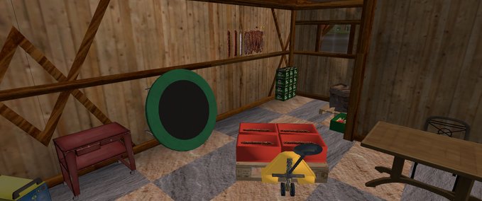 Platzierbare Objekte Dorfladen mit Aufbaufunktion Landwirtschafts Simulator mod