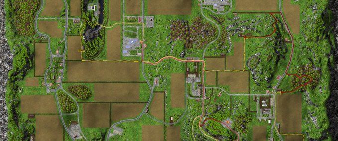 Standard Map erw. Bjornholm-Rally PDA Landwirtschafts Simulator mod