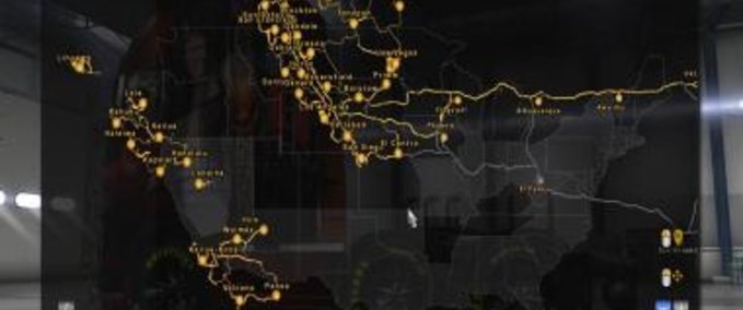 Maps COAST TO COAST  American Truck Simulator mod